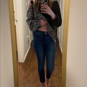 Express legging mid rise jeans 00 short